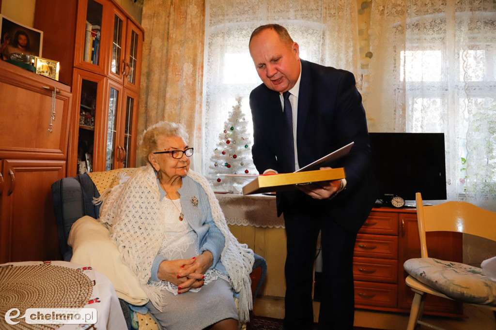 Świąteczne wizyty u najstarszych mieszkańców regionu