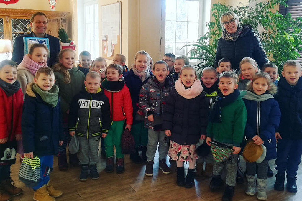 Sympatyczni Kolędnicy odwiedzili Urząd Miasta Chełmna