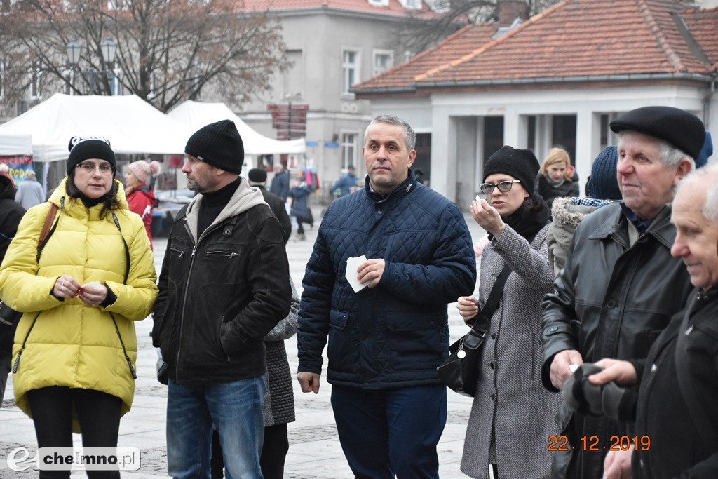 Wzruszające chwile podczas II Wigilii Miejskiej