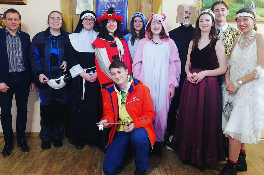 Maturzyści z Katolika z wizytą w Urzędzie Miasta Chełmna