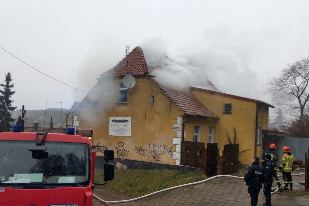 Pożar w budynku wielorodzinnym przy ul. Kilińskiego