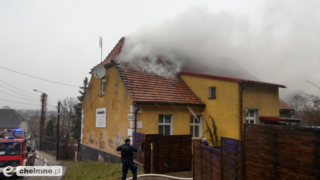 Pożar w budynku wielorodzinnym przy ul. Kilińskiego