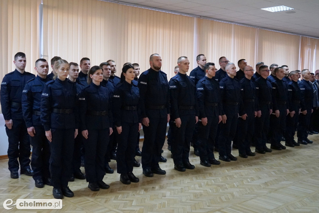 Uroczyste ślubowanie nowo przyjętych Policjantów