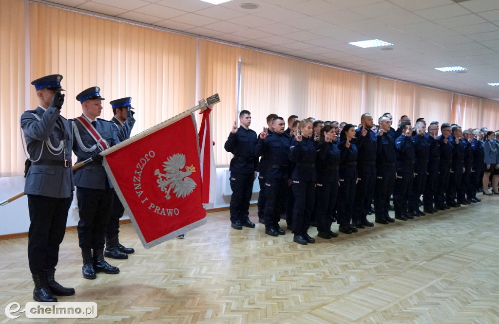 Uroczyste ślubowanie nowo przyjętych Policjantów