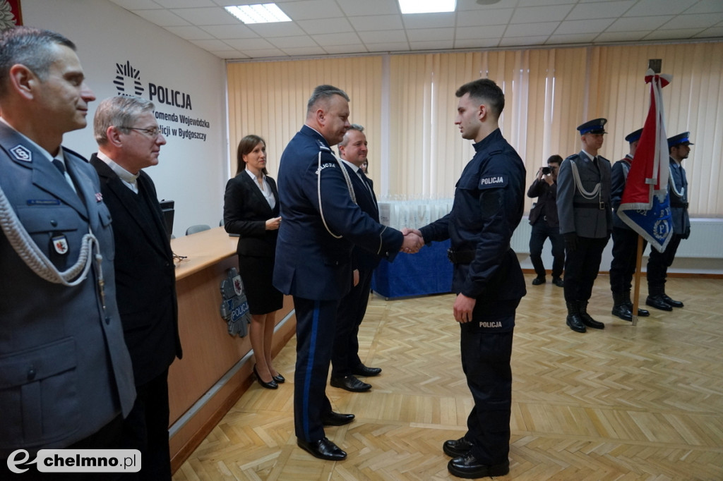 Uroczyste ślubowanie nowo przyjętych Policjantów