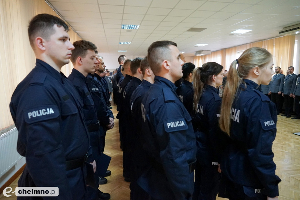 Uroczyste ślubowanie nowo przyjętych Policjantów