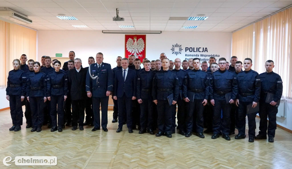 Uroczyste ślubowanie nowo przyjętych Policjantów