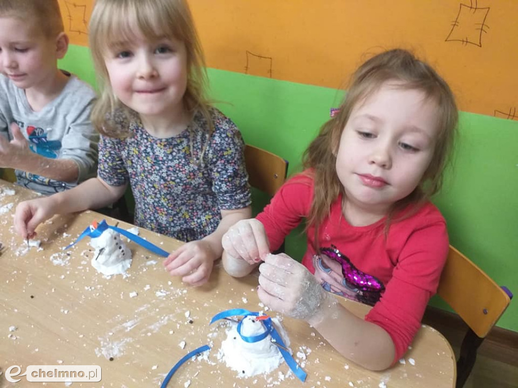 Przedszkolaki z Brzdąca radośnie spędzają czas podczas ferii