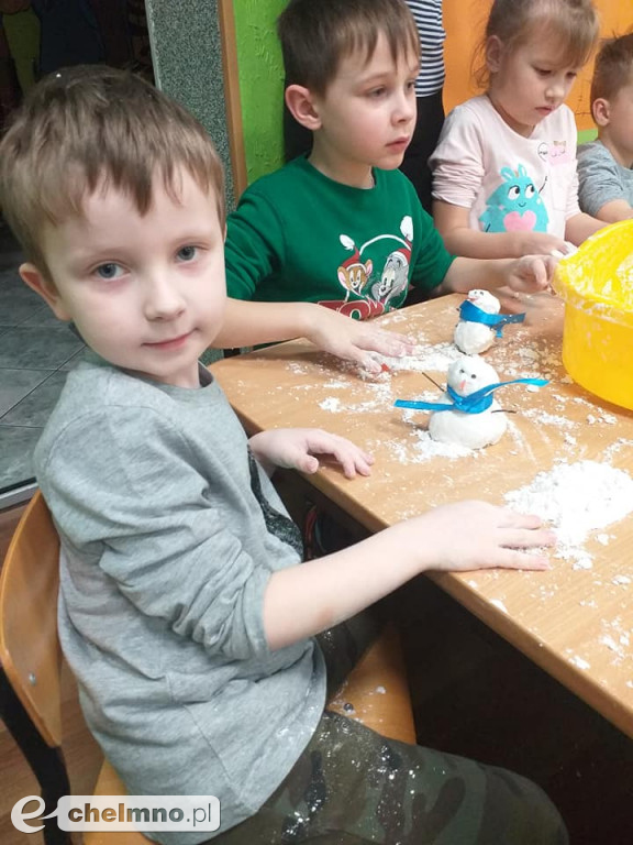 Przedszkolaki z Brzdąca radośnie spędzają czas podczas ferii