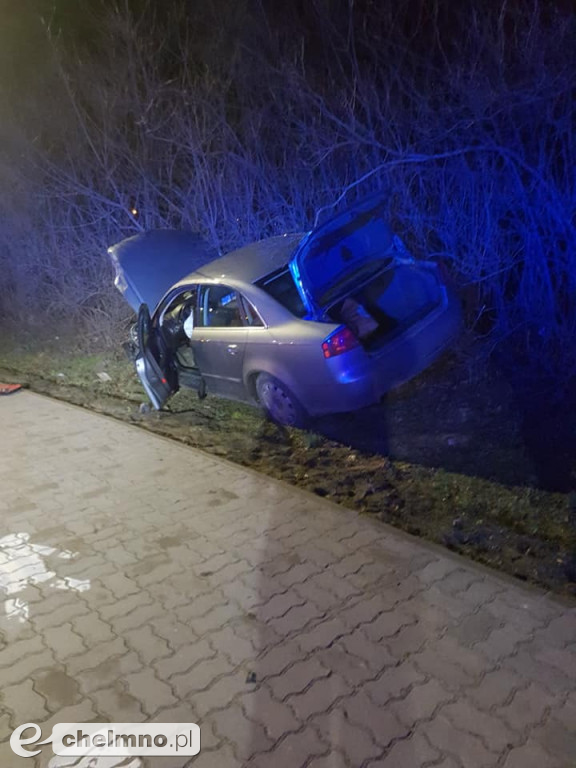 Kolizja BMW z AUDI, na szczęście nikt nie odniósł obrażeń