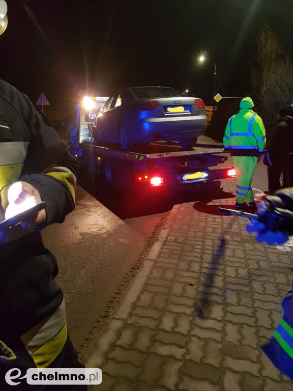 Kolizja BMW z AUDI, na szczęście nikt nie odniósł obrażeń