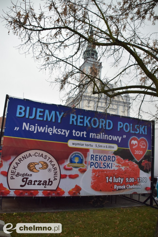 Bijemy słodki rekord! Powstaje największy tort malinowy