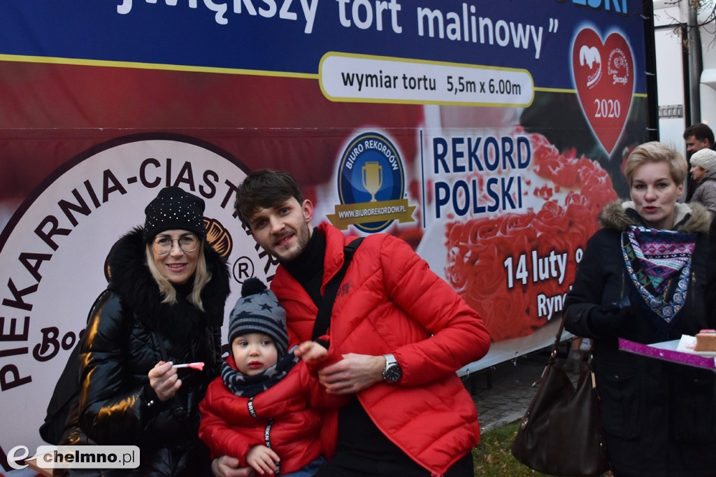 Wspaniale się udał rekordowy tort gigant