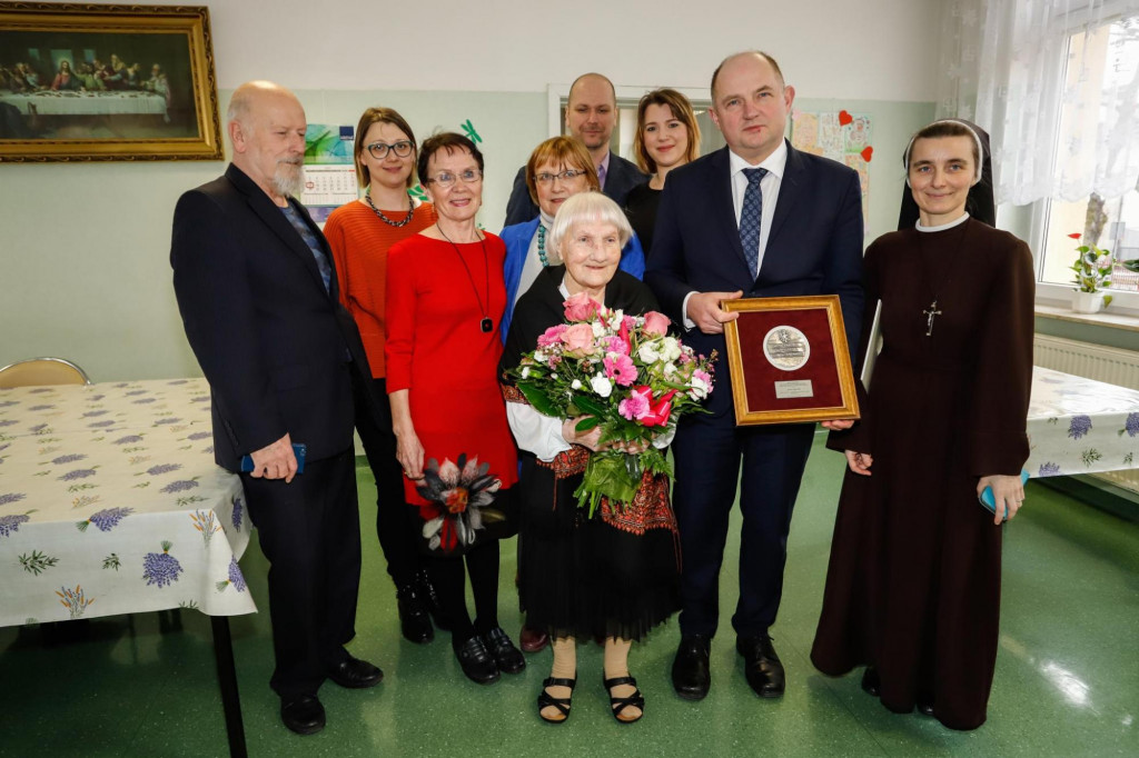Medal Unitas Durat dla stulatki pani Kamili