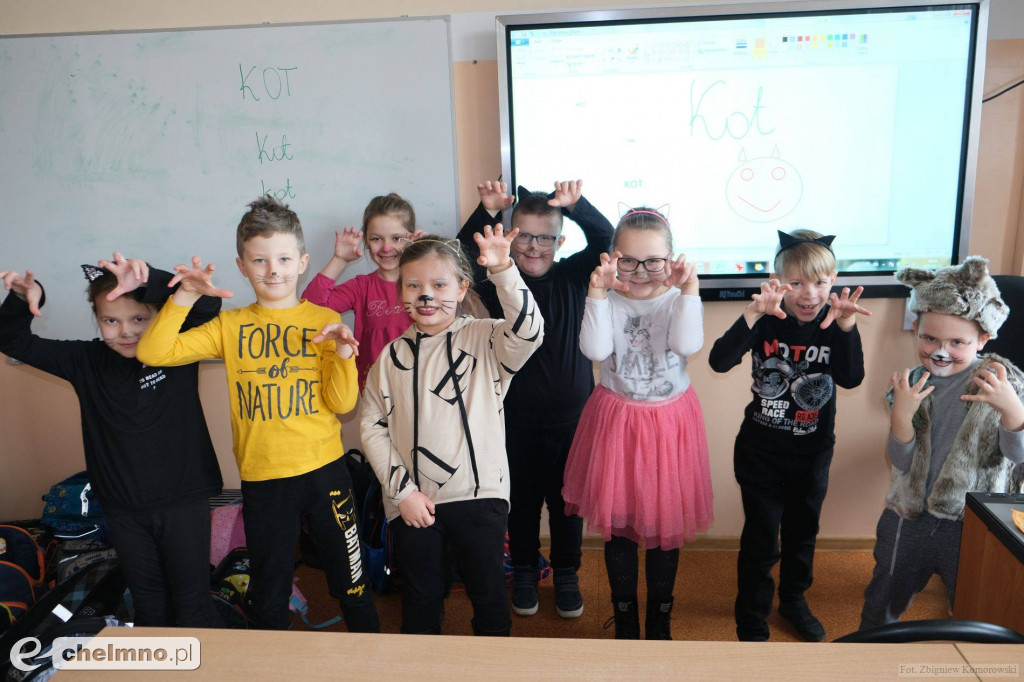 Śliczne futrzaki opanowały naszą szkołę z okazji Dnia Kota