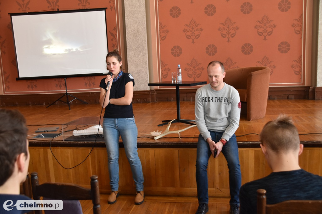 Spotkanie z polarniczką Dagmarą Bożek w ogólniaku