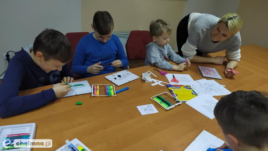 Zajęcia świetlicowe organizowane przez GOK
