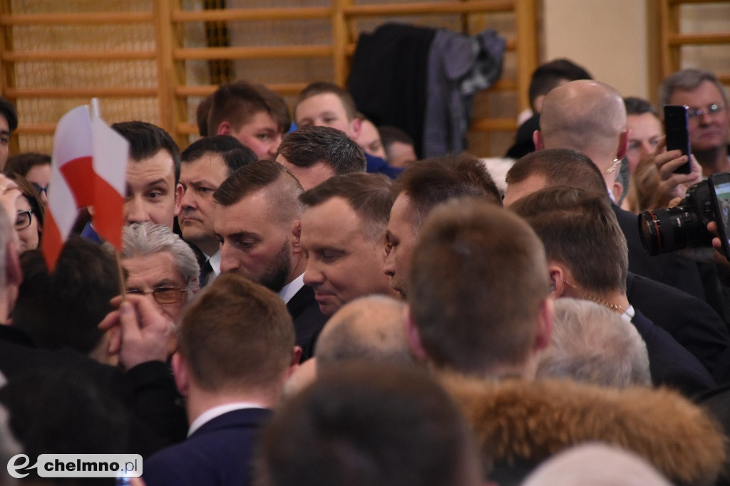 Prezydent Andrzej Duda odwiedził Chełmno