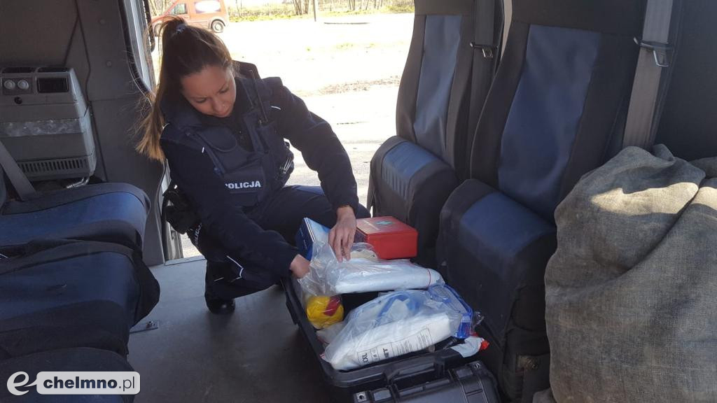 Sprawdzanie osób objętych kwarantanną bezpieczne także dla Policjantów
