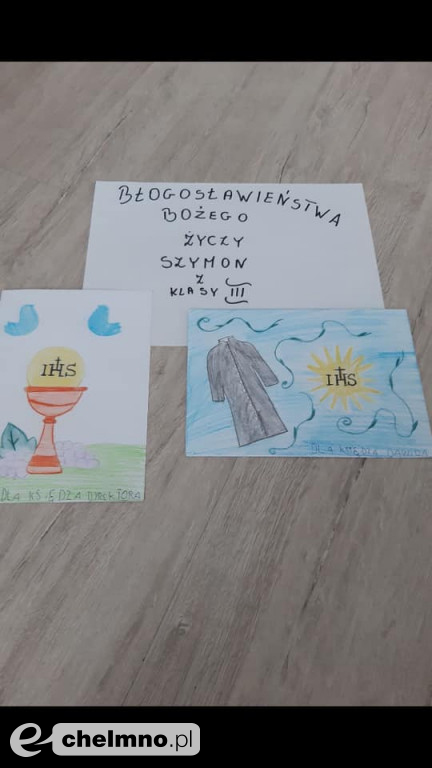 Dzieci z Katolika składają podziękowania Pallotynom