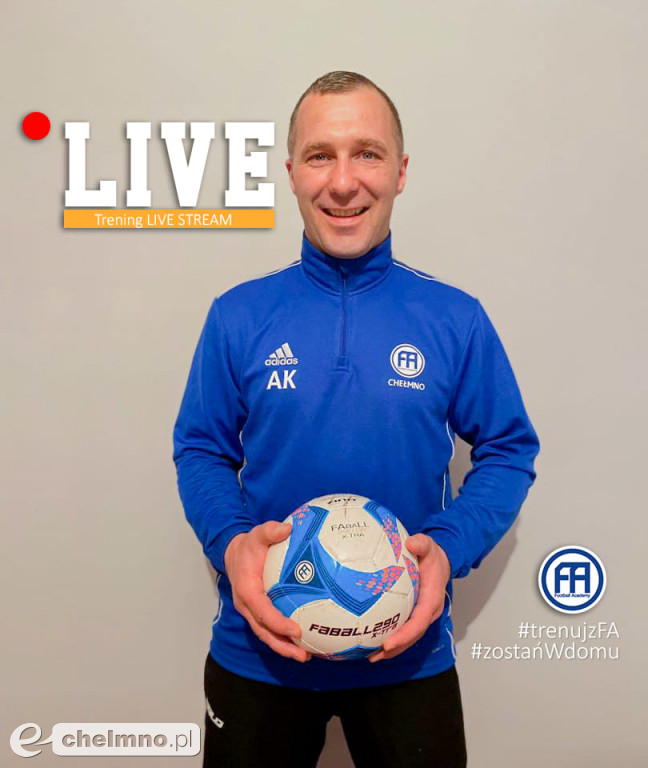 Football Academy Chełmno zaprasza dzisiaj na trening LIVE