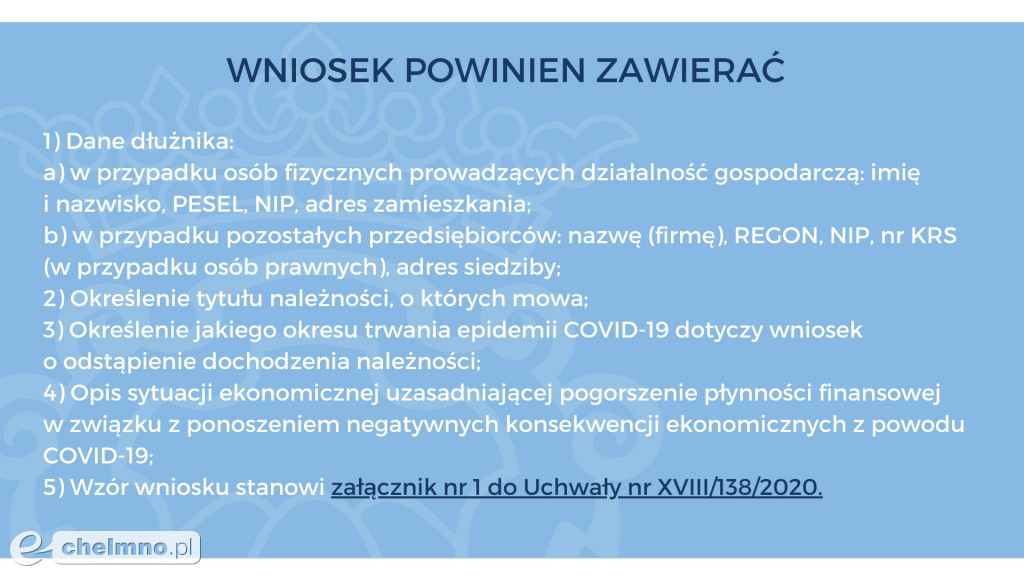Formy wsparcia dla przedsiębiorców z Gminy Miasto Chełmno