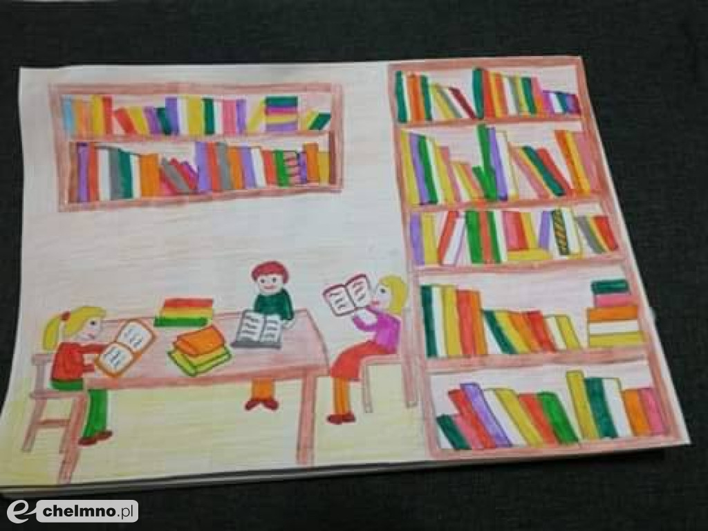 Uczniowie z Jedynki przygotowali prace z okazji Tygodnia Bibliotek