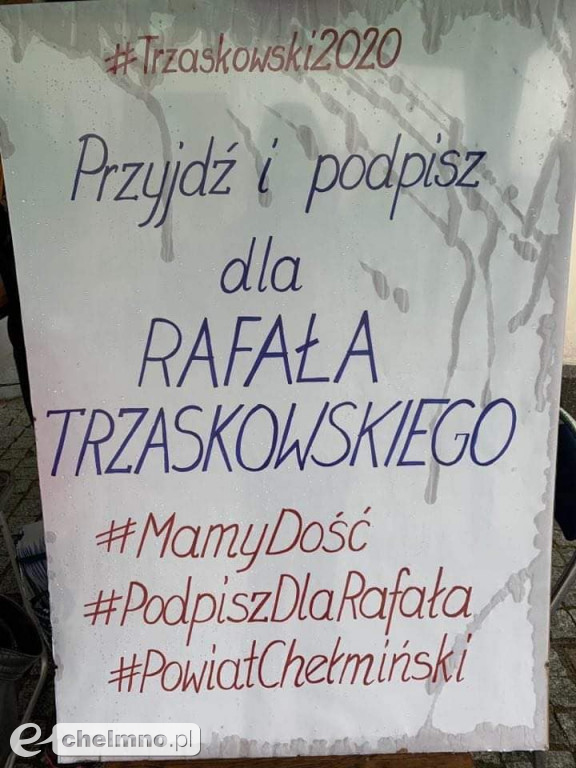 Trwa akcja zbierania podpisów dla Rafała Trzaskowskiego