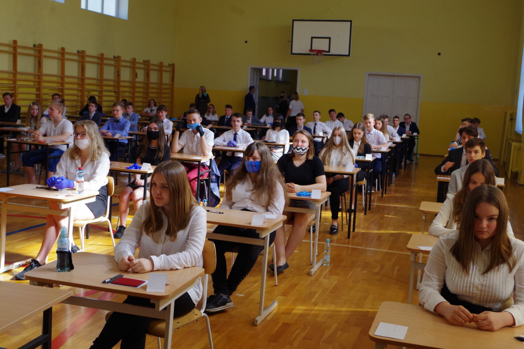 Tak wyglądał egzamin klas ósmych w Czwórce