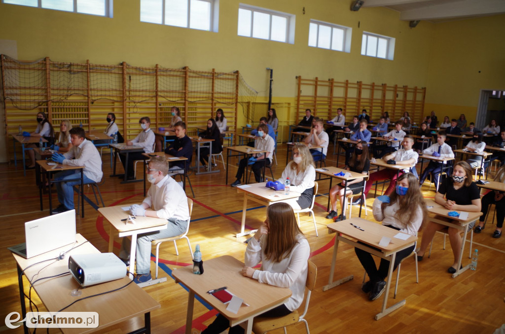 Tak wyglądał egzamin klas ósmych w Czwórce