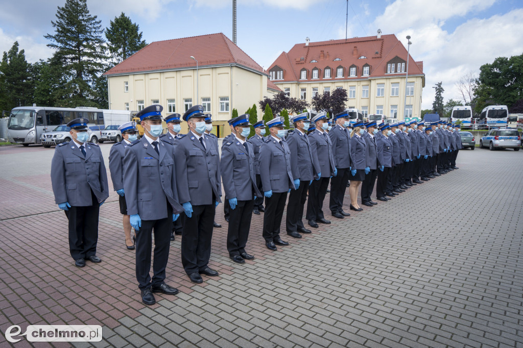 Czterech policjantów z Chełmna otrzymało honorowe wyróżnienia