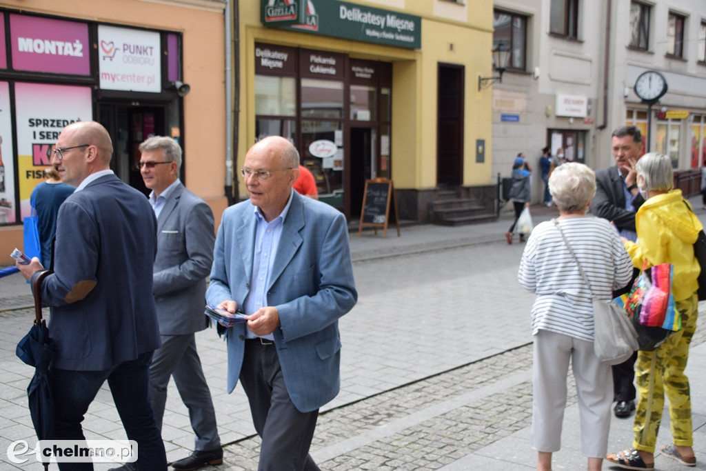 Senator Marek Borowski zachęcał do udziału w wyborach