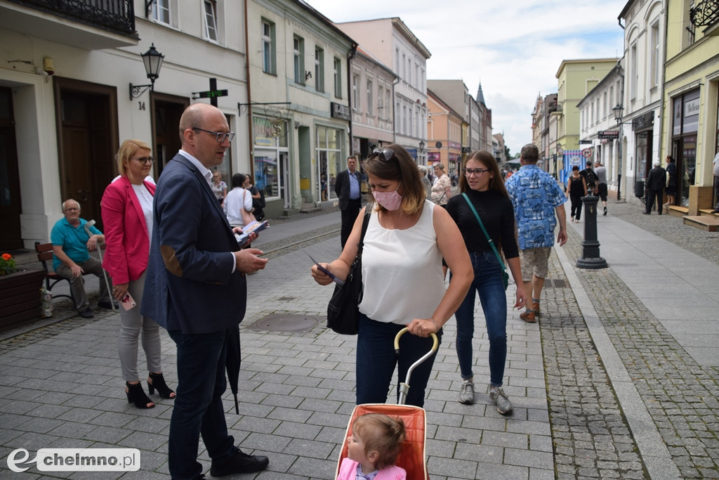 Senator Marek Borowski zachęcał do udziału w wyborach