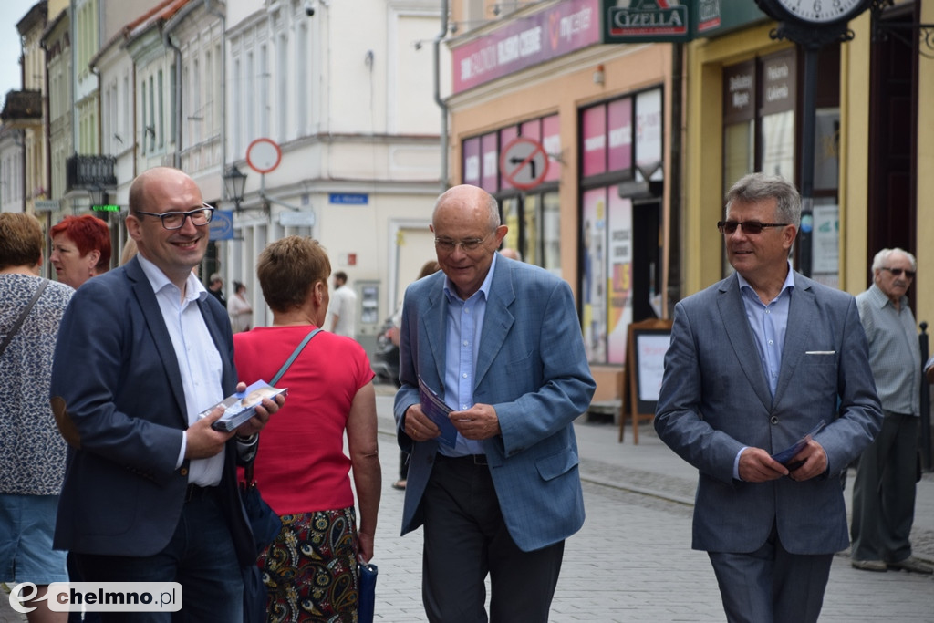 Senator Marek Borowski zachęcał do udziału w wyborach