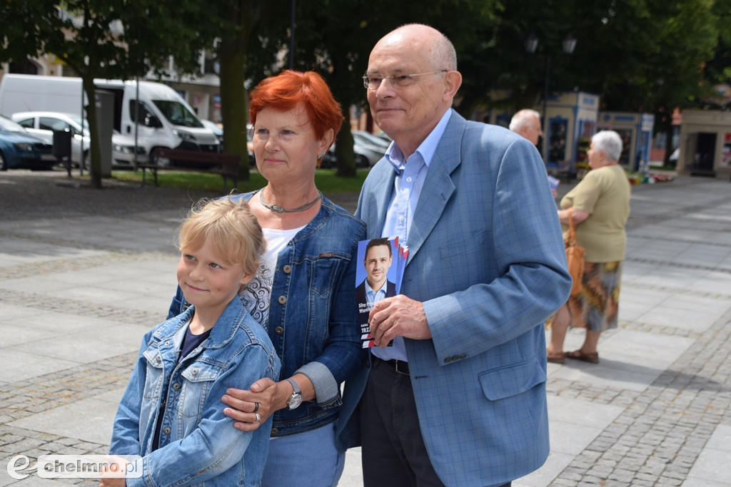 Senator Marek Borowski zachęcał do udziału w wyborach