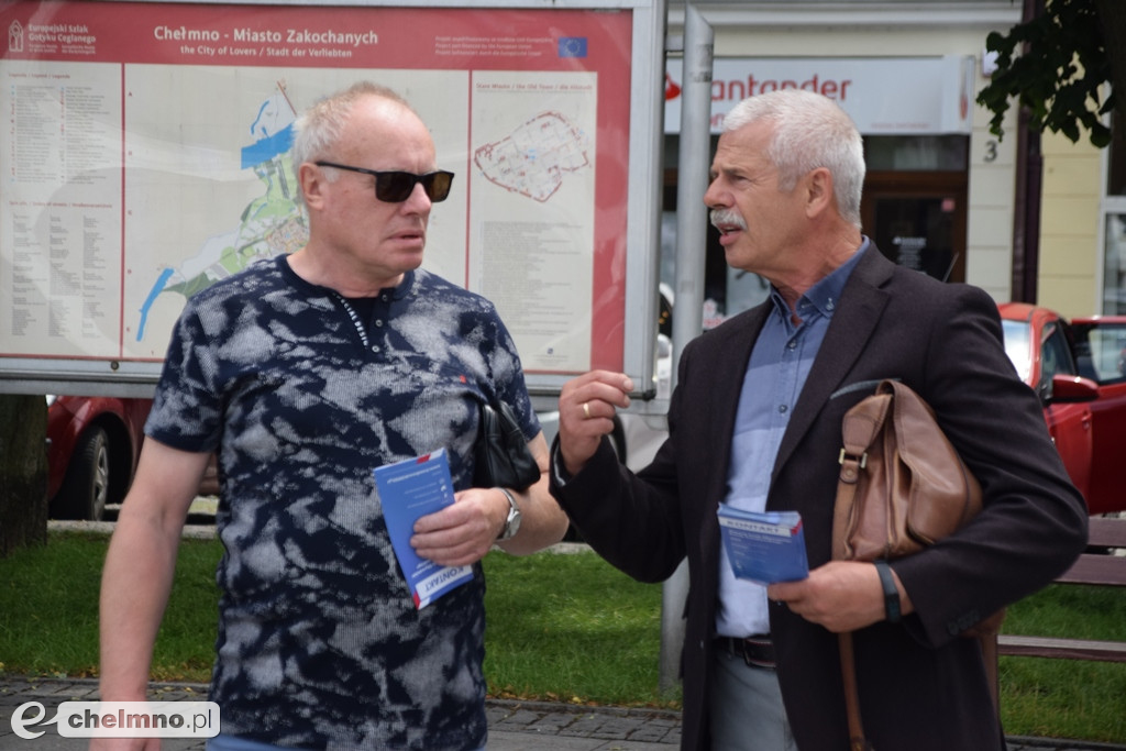 Senator Marek Borowski zachęcał do udziału w wyborach