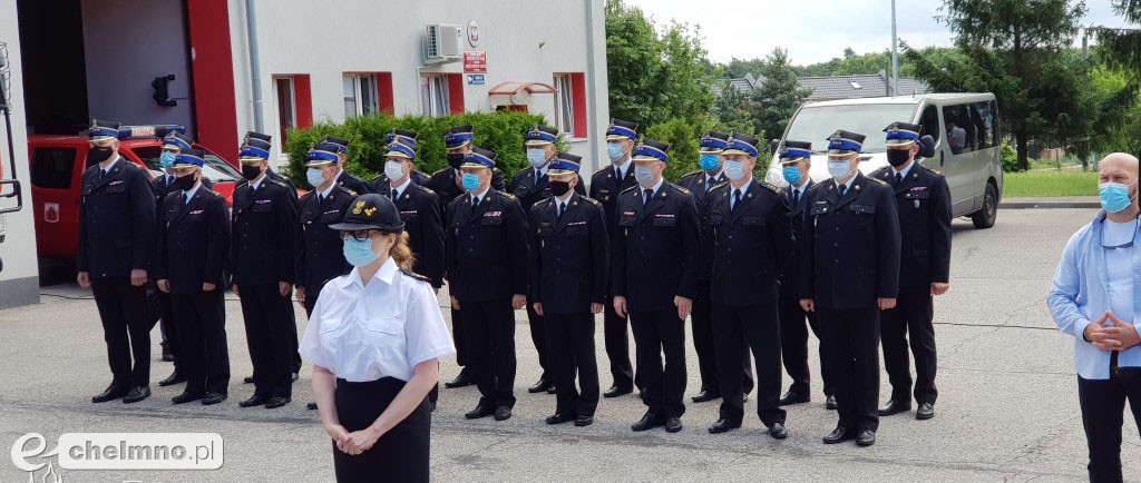 Strażacy z OSP w Podwiesku cieszą się z promesy