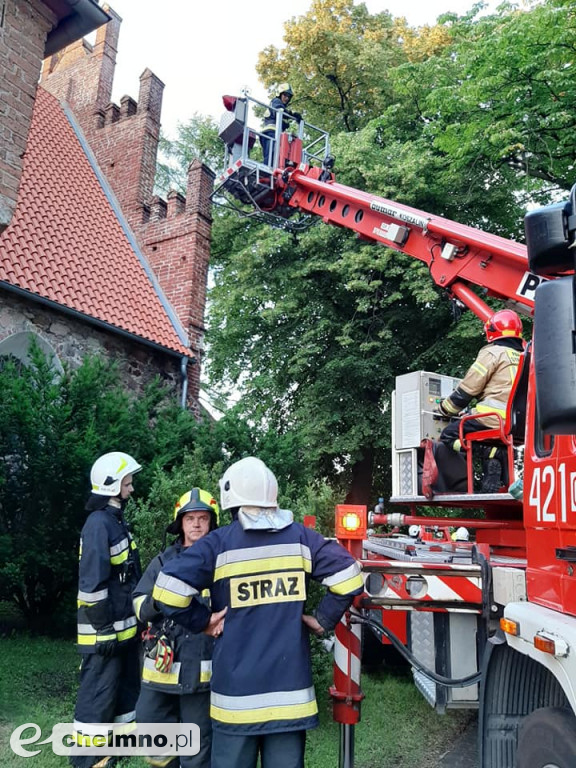 Palił się kościół w Papowie Biskupim