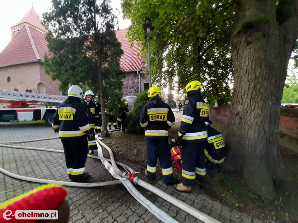 Palił się kościół w Papowie Biskupim