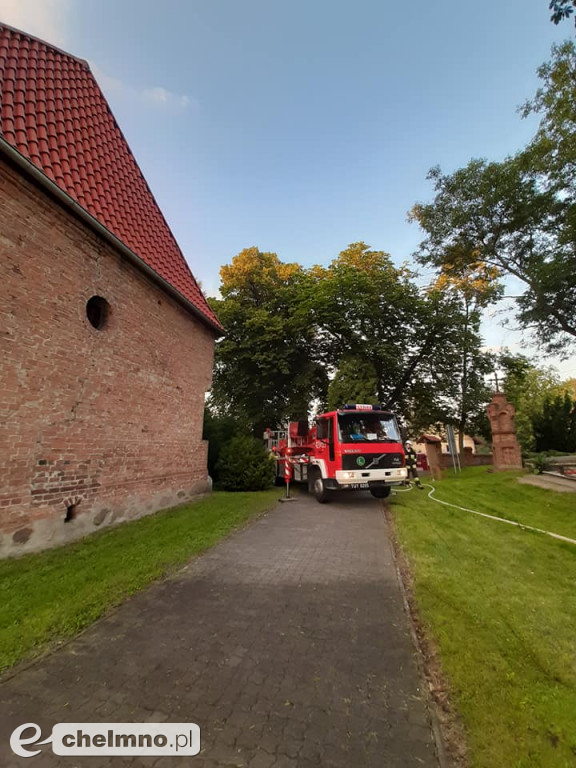 Palił się kościół w Papowie Biskupim