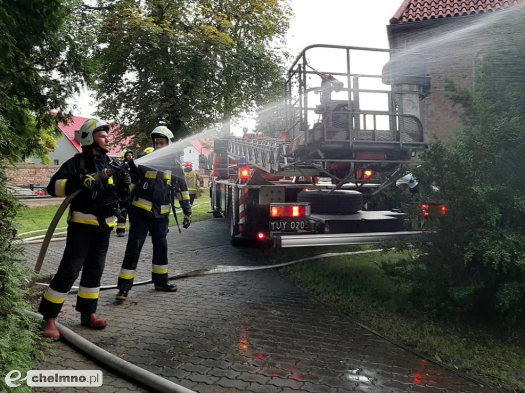 Palił się kościół w Papowie Biskupim