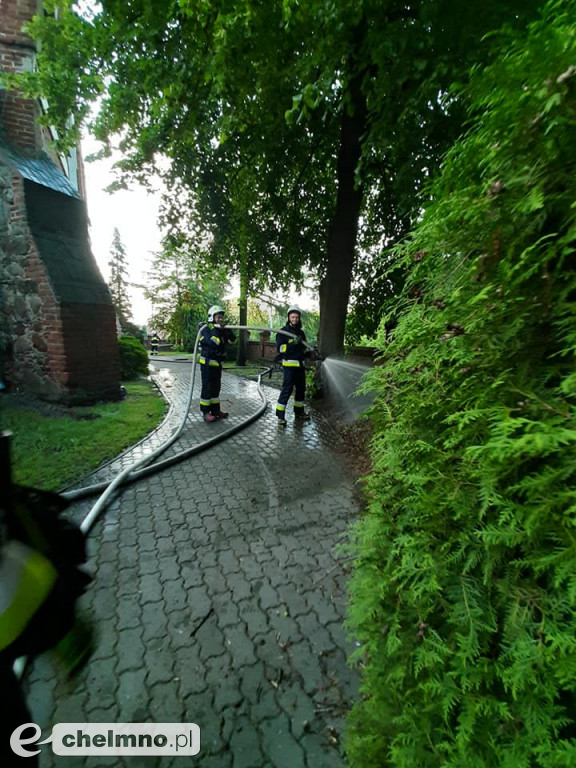 Palił się kościół w Papowie Biskupim