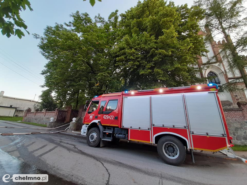 Palił się kościół w Papowie Biskupim
