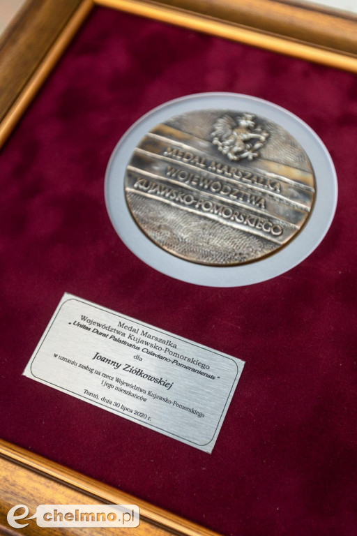 Medal Unitas Durat dla pani Joanny