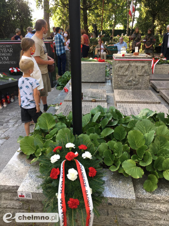 Nauczycielka z Calineczki na obchodach 76. Rocznicy Powstania Warszawskiego w Warszawie