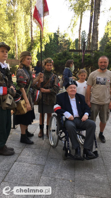 Nauczycielka z Calineczki na obchodach 76. Rocznicy Powstania Warszawskiego w Warszawie