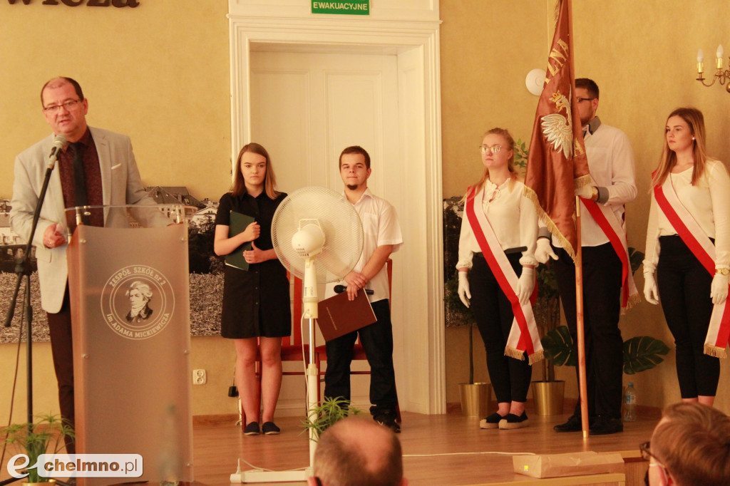 Uroczystość pożegnania absolwentów technikum