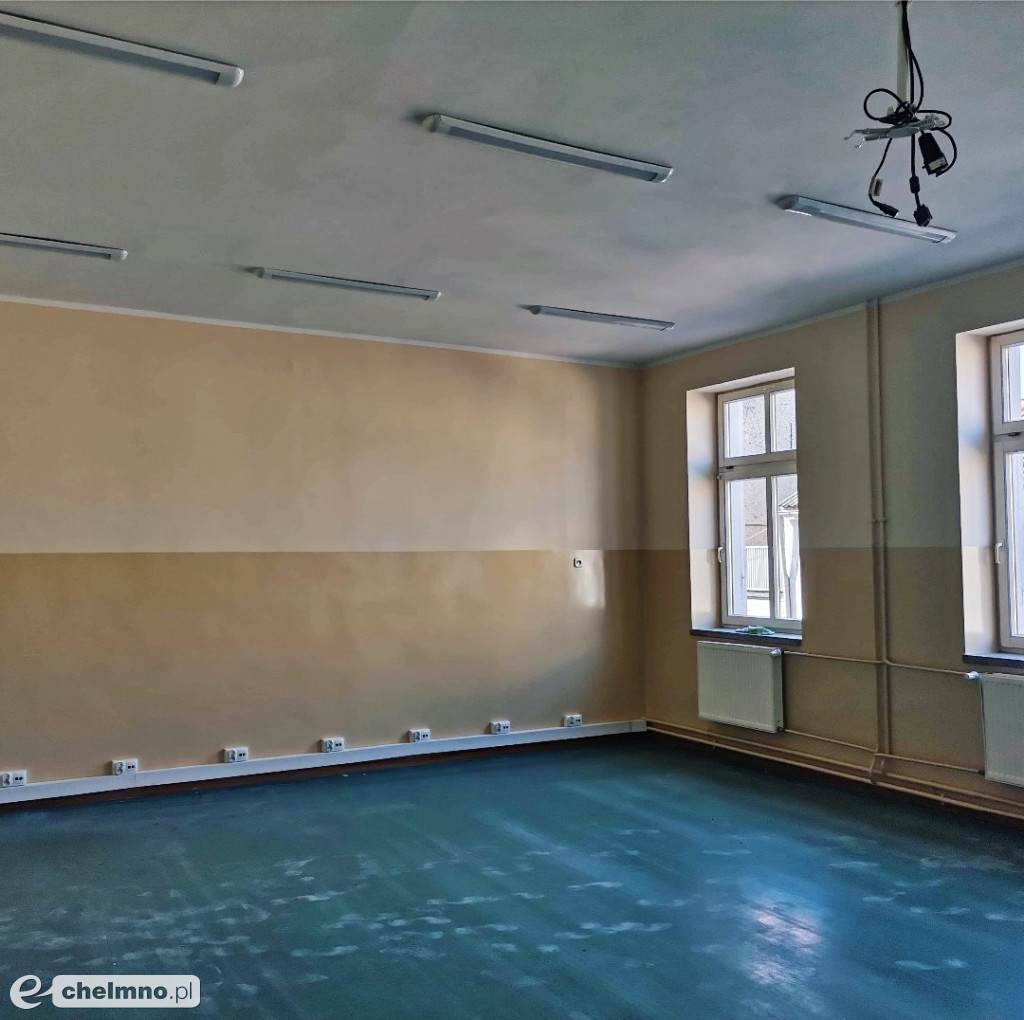 Trwa remont pomieszczeń szkolnych przy ul. Klasztornej
