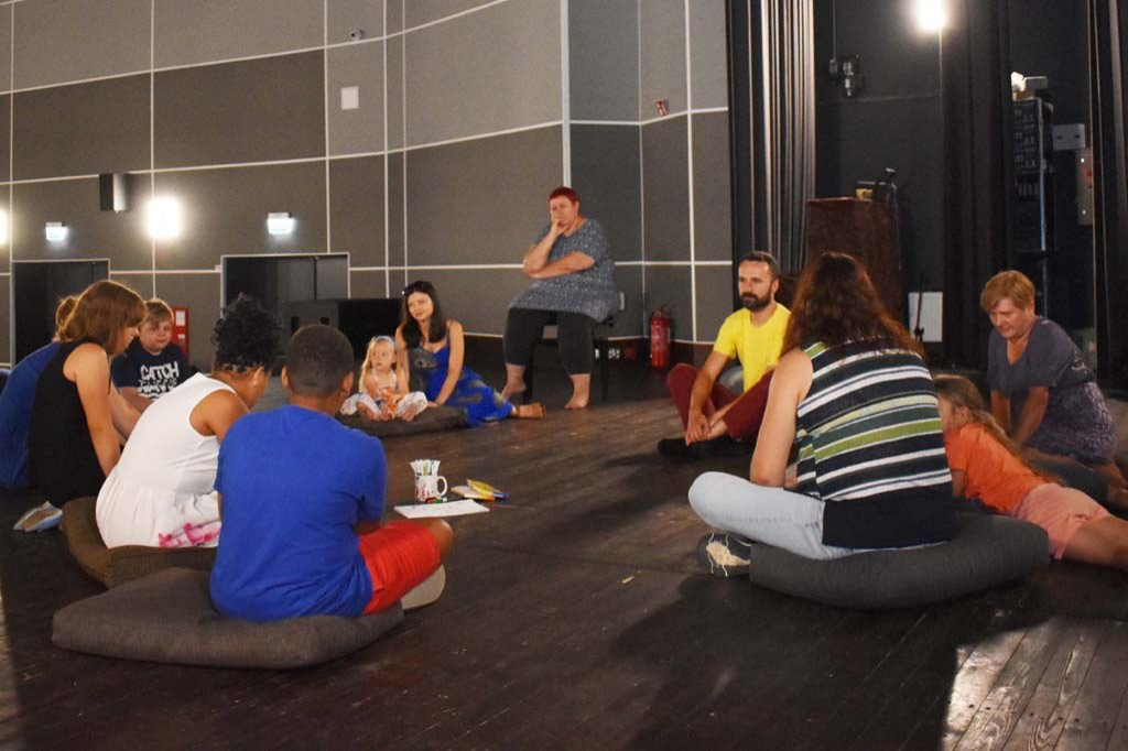 Dzisiejsze warsztaty teatralne w kinoteatrze Rondo
