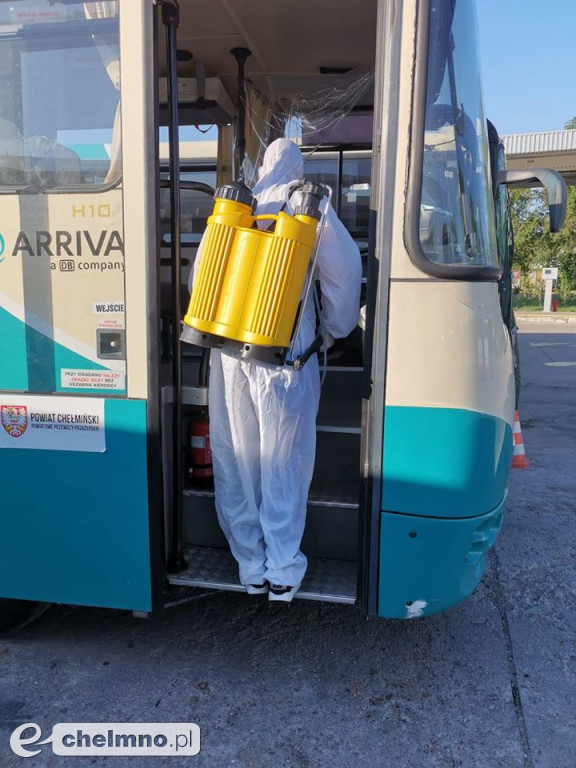  Sanepid kontroluje chełmińskie autobusy